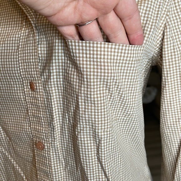 Pendleton Plaid Checkered 100% Cotton Button Down Shirt Size Small - Picture 6 of 7